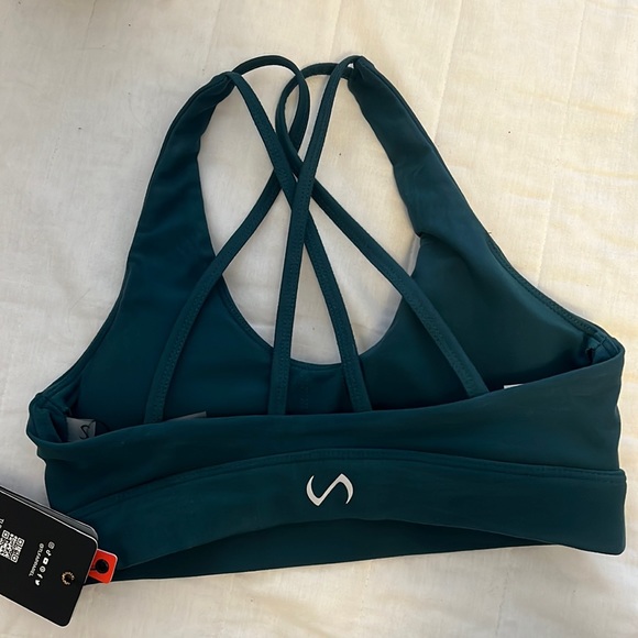 TLF Genesis Sports Bra Green - Picture 2 of 2